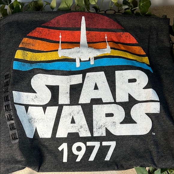 Star Wars Other - 🌠Star Wars 1977 Gray Tee with colorful Design